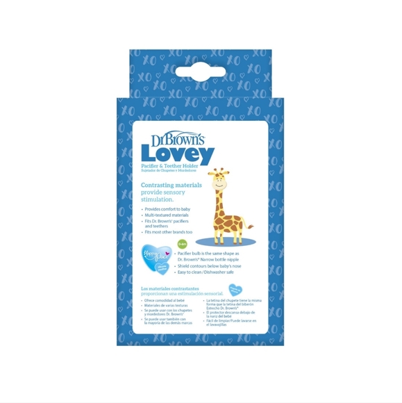 BUY 1 GET 1 FREE Dr. Brown's Lovey Giraffe with pacifier attached. - Picture 3 of 5